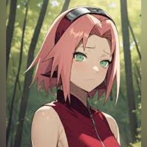 Spencer’s  L Top & XL Naruto Shippuden Sakura Jacket & Skirt. Fits 12/14